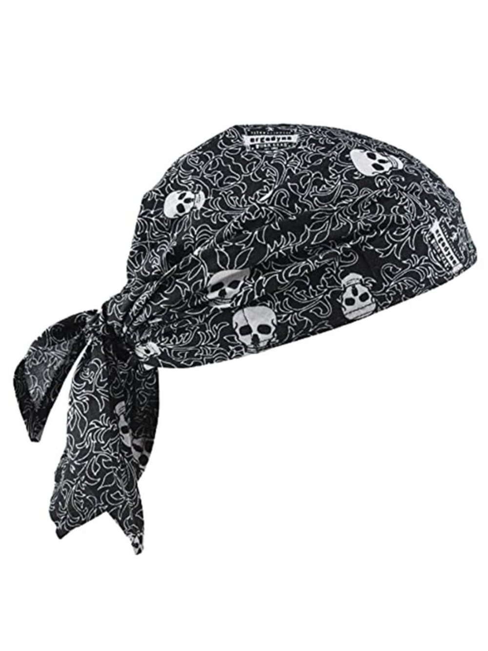 Cooling Dew Rag Skull Head Wrap Cooling Towel Evaporative Summer Heat Relief